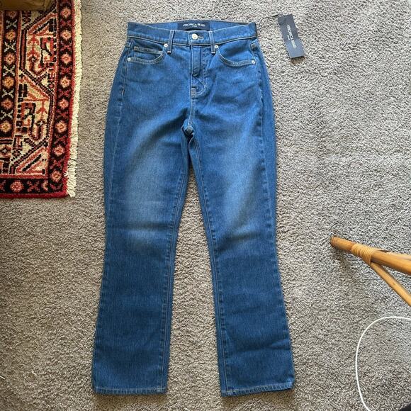 NWT: Veronica Beard Carly Kick Flare Crop Jeans - Picture 1 of 8